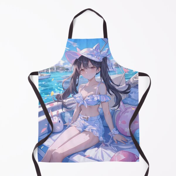 Item preview, Takao Lovely Boat Summer Ride Azur Lane Bright Day Ocean Pastel Anime designed and sold by HumbertoValveno.