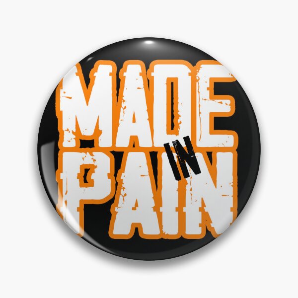 Item preview, Made in Pain Motivational Gym Design designed and sold by Urszula Żydek.