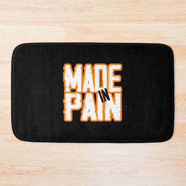 Item preview, Made in Pain Motivational Gym Design designed and sold by Urszula Żydek.