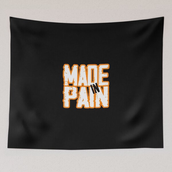 Item preview, Made in Pain Motivational Gym Design designed and sold by Urszula Żydek.