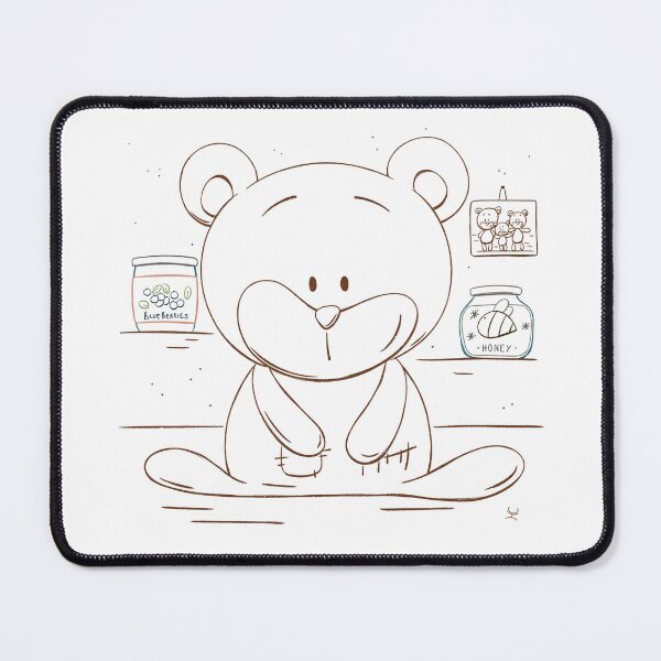 Item preview, Cute teddy bear - lineart designed and sold by hogakosta.