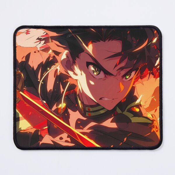 Item preview, Guren Ichinose Burning Blade Seraph Of The End Fiery Warrior Anime designed and sold by HumbertoValveno.