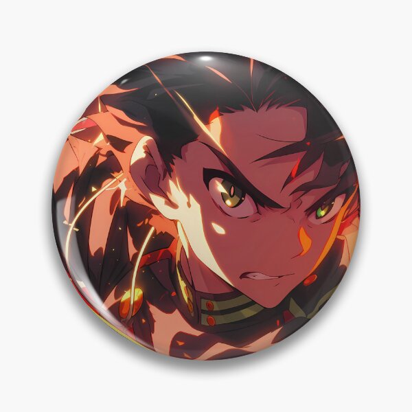 Item preview, Guren Ichinose Burning Blade Seraph Of The End Fiery Warrior Anime designed and sold by HumbertoValveno.