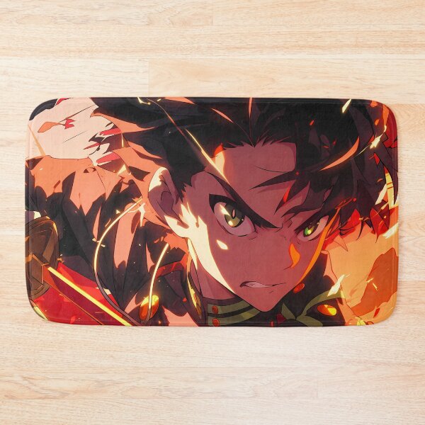 Item preview, Guren Ichinose Burning Blade Seraph Of The End Fiery Warrior Anime designed and sold by HumbertoValveno.