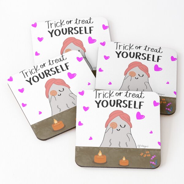 Item preview, Self-Care Spooky Ghost Halloween Design designed and sold by effdesigns.