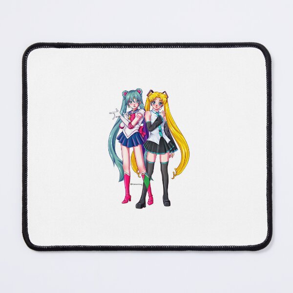 Item preview, Hatsune Miku and sailor moon cosplaying each other designed and sold by RavensArtArray.