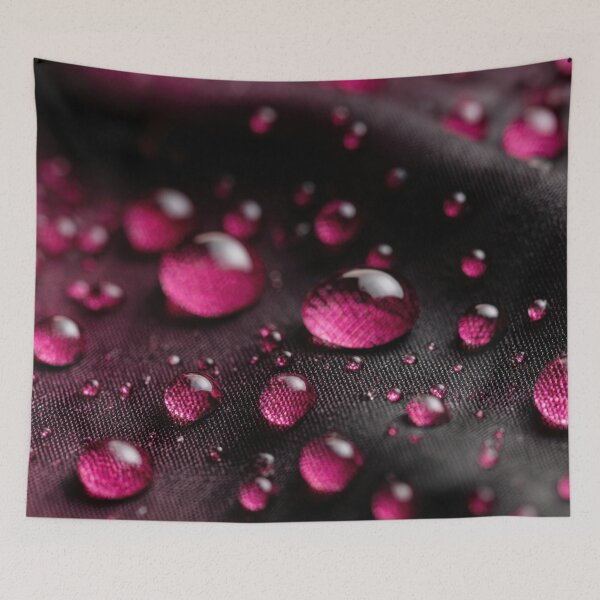 Item preview, Vibrant droplets on smooth fabric designed and sold by anytka.