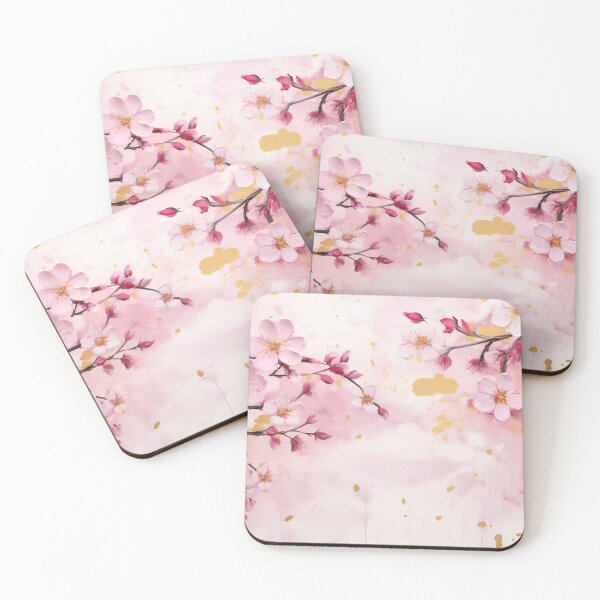Item preview, Cherry blossoms with golden accents designed and sold by anytka.
