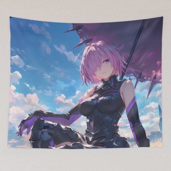 Item preview, Strong Mash Kyrielight Shielder Fate Grand Order Open Field Brave Anime Girl Warrior designed and sold by HumbertoValveno.