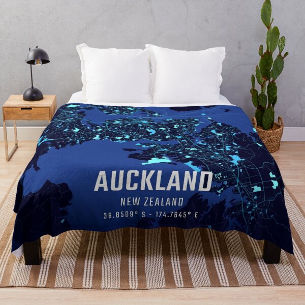 Item preview, Auckland Midnight City Map designed and sold by HomeLivingCo.