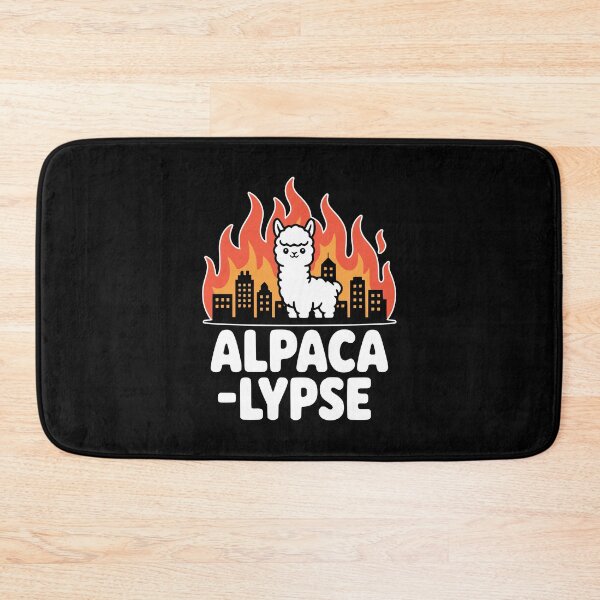 Item preview, Alpacalypse! Funny Alpaca Apocalypse Pun designed and sold by PMCreative.