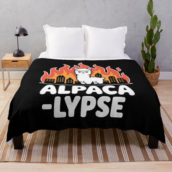 Item preview, Alpacalypse! Funny Alpaca Apocalypse Pun designed and sold by PMCreative.