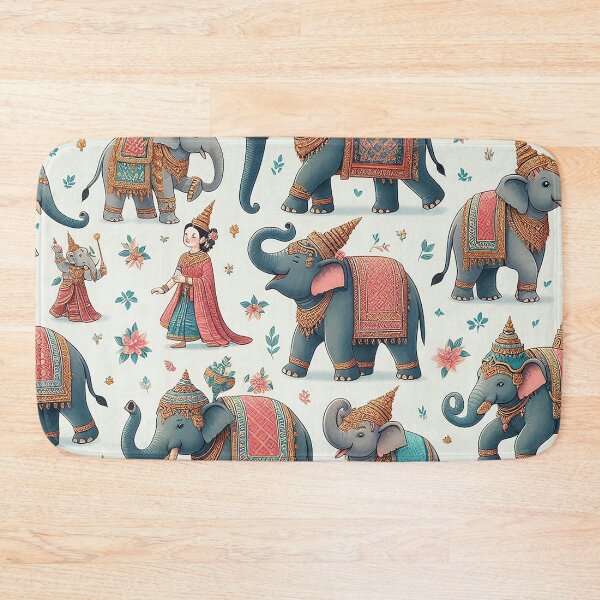 Item preview, Find harmony in tradition with elephant and Thai designs.   designed and sold by Vanich-Panich.