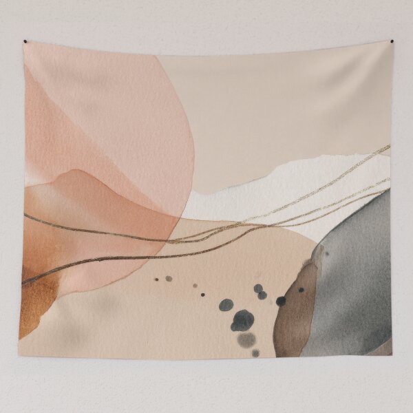 Item preview, Neutral tone watercolor art designed and sold by anytka.
