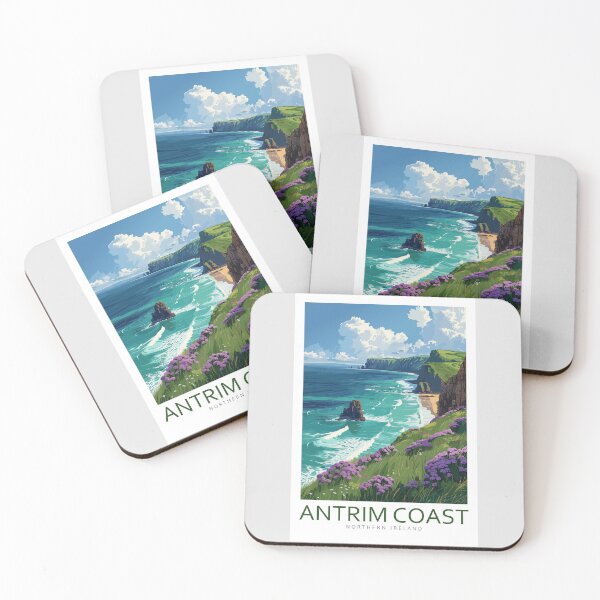 Item preview, Antrim Coast Northern Ireland United Kingdom - Travel Art designed and sold by Marciolini.