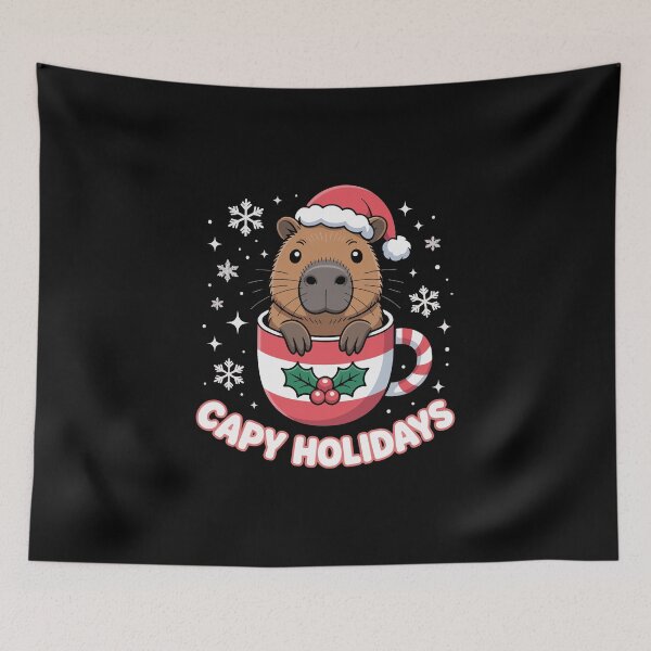 Item preview, capy holidays designed and sold by jkrphoto.