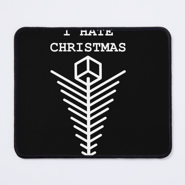 Item preview, I Hate Christmas Minimalist Tree upside down designed and sold by Urszula Żydek.