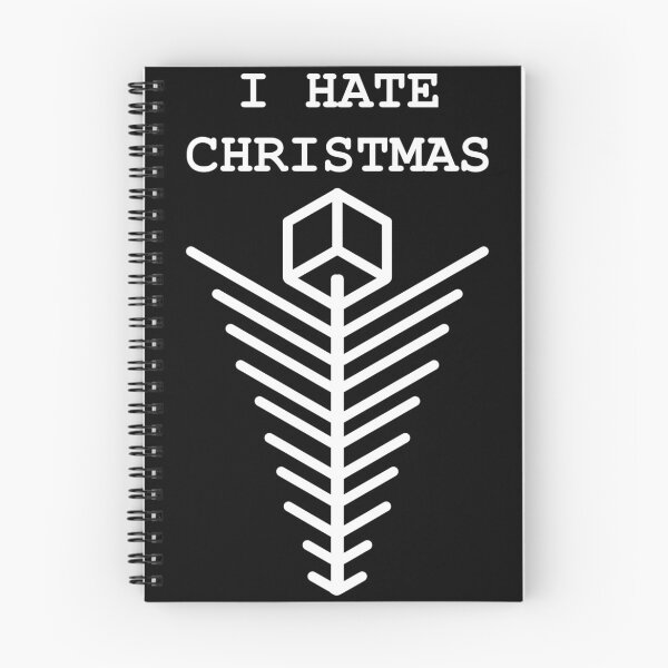 Item preview, I Hate Christmas Minimalist Tree upside down designed and sold by Urszula Żydek.