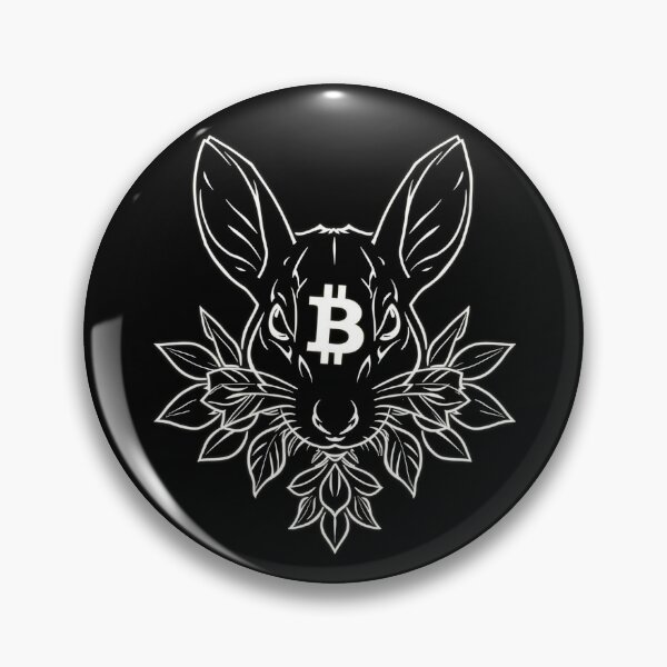 Item preview, Bitcoin Bunny Sacred Geometry – Futuristic Crypto Commander Artwork designed and sold by Benito Del Ray.