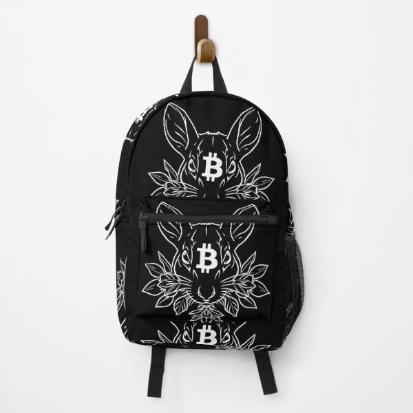 Item preview, Bitcoin Bunny Sacred Geometry – Futuristic Crypto Commander Artwork designed and sold by Benito Del Ray.