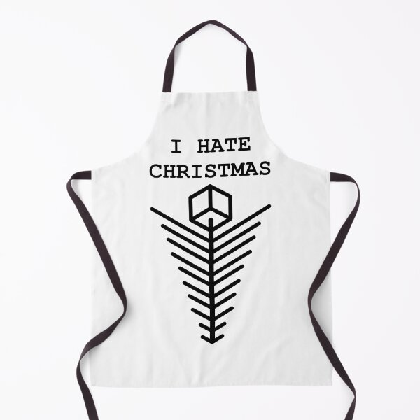Item preview, I Hate Christmas Minimalist Tree upside down designed and sold by Urszula Żydek.