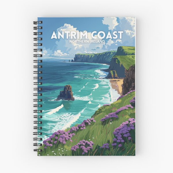 Item preview, Costa de Antrim, Irlanda del Norte, Reino Unido - Arte de viajes designed and sold by Marciolini.