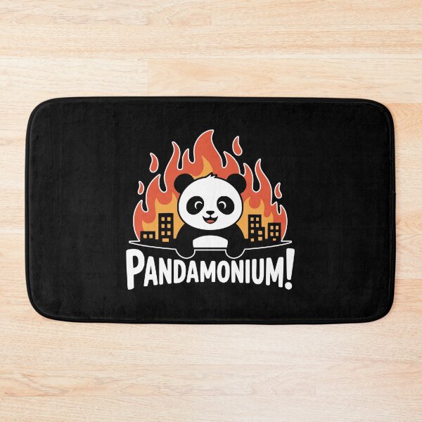 Item preview, Pandamonium! Funny Panda Pun designed and sold by PMCreative.