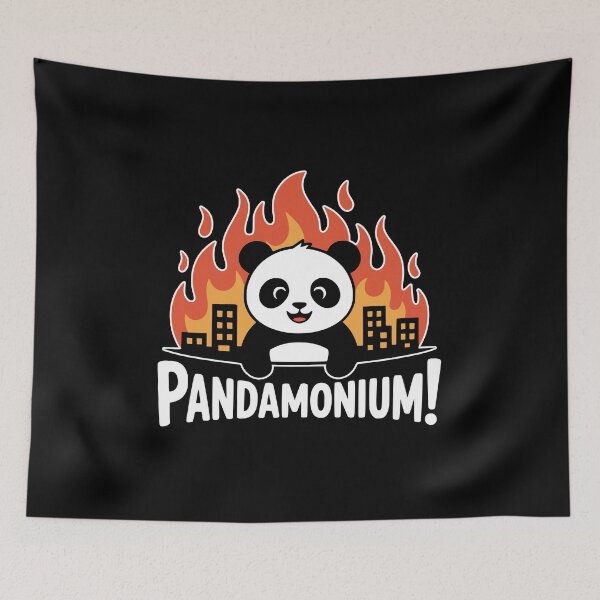 Item preview, Pandamonium! Funny Panda Pun designed and sold by PMCreative.