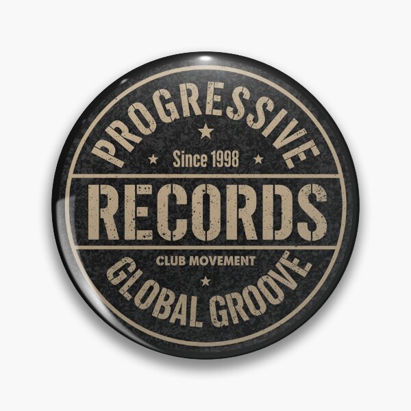 Item preview, Progressive Records – Vintage Club Groove Design designed and sold by |TRSSHOP|.