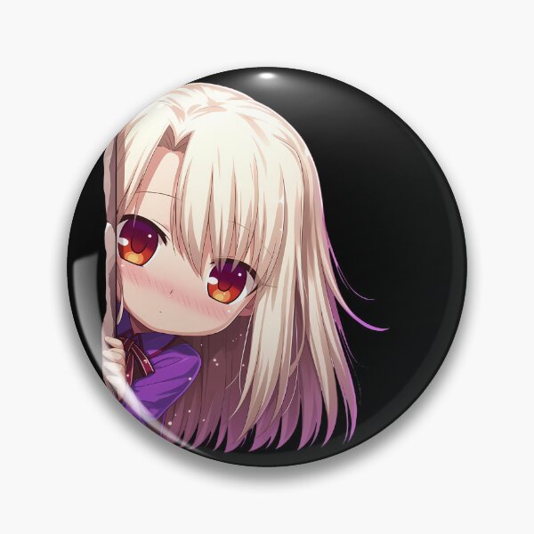 Item preview, Illyasviel von Einzbern Fate Stay Night Anime Girl Chibi Kawaii Peeker designed and sold by HumbertoValveno.
