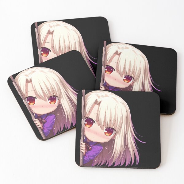 Item preview, Illyasviel von Einzbern Fate Stay Night Anime Girl Chibi Kawaii Peeker designed and sold by HumbertoValveno.