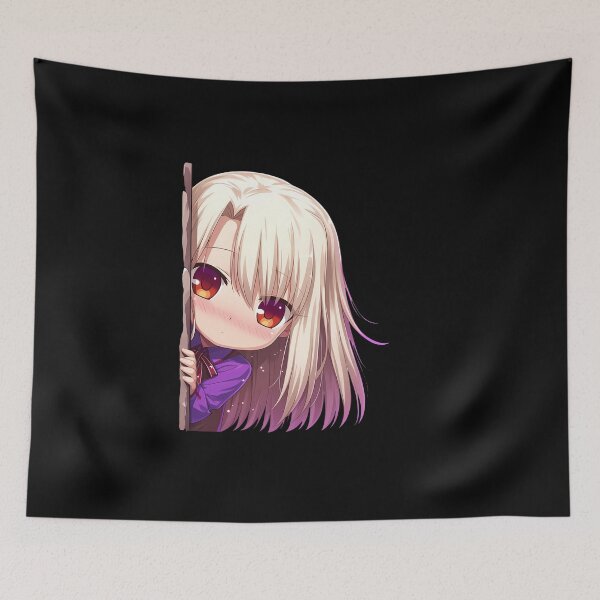 Item preview, Illyasviel von Einzbern Fate Stay Night Anime Girl Chibi Kawaii Peeker designed and sold by HumbertoValveno.