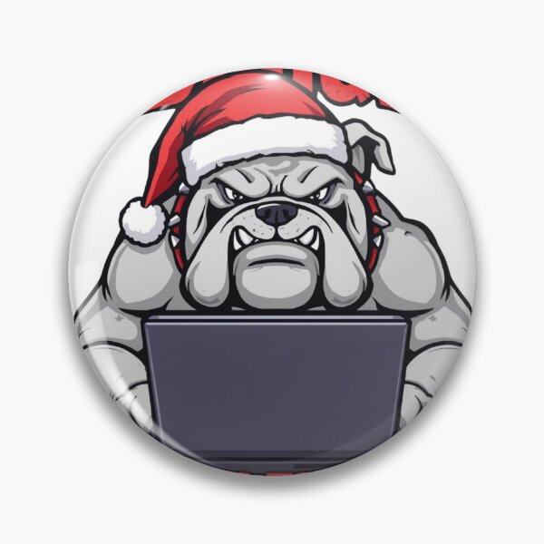 Item preview, Funny Programmer Bulldog - Debugging Through The Snow designed and sold by ShirtHatch.