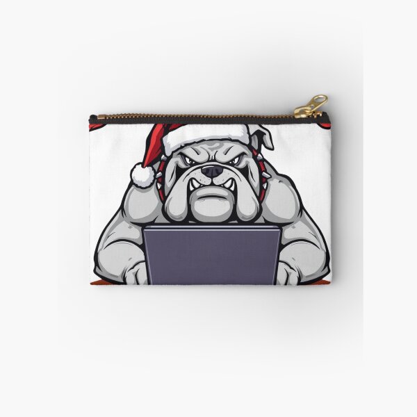 Item preview, Funny Programmer Bulldog - Debugging Through The Snow designed and sold by ShirtHatch.