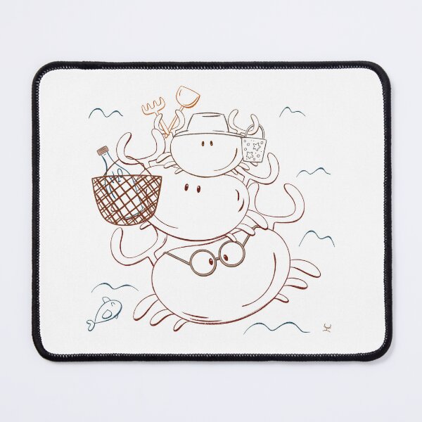 Item preview, Cute small crabs - lineart designed and sold by hogakosta.