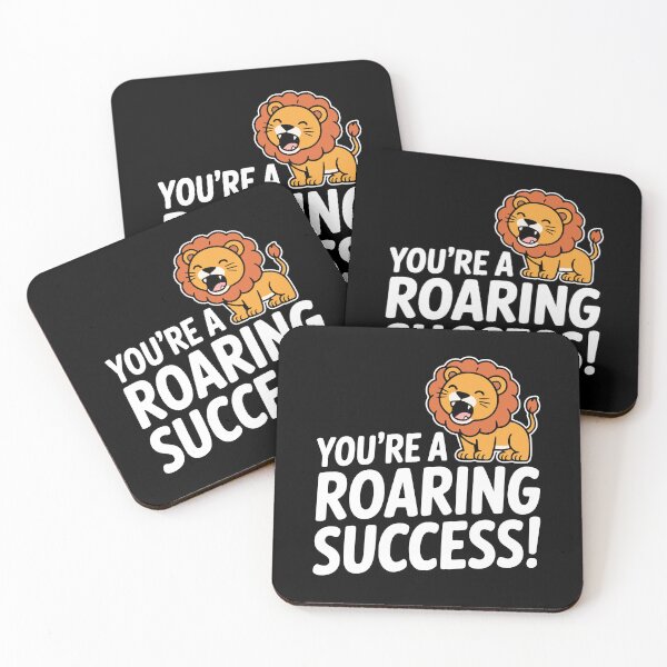 Item preview, You're A Roaring Success! Funny Lion Pun designed and sold by PMCreative.