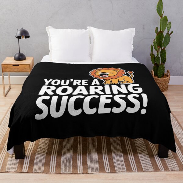 Item preview, You're A Roaring Success! Funny Lion Pun designed and sold by PMCreative.