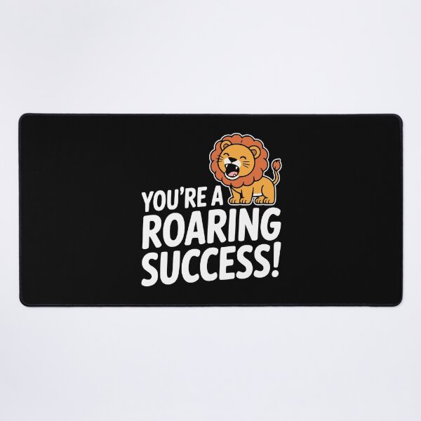Item preview, You're A Roaring Success! Funny Lion Pun designed and sold by PMCreative.