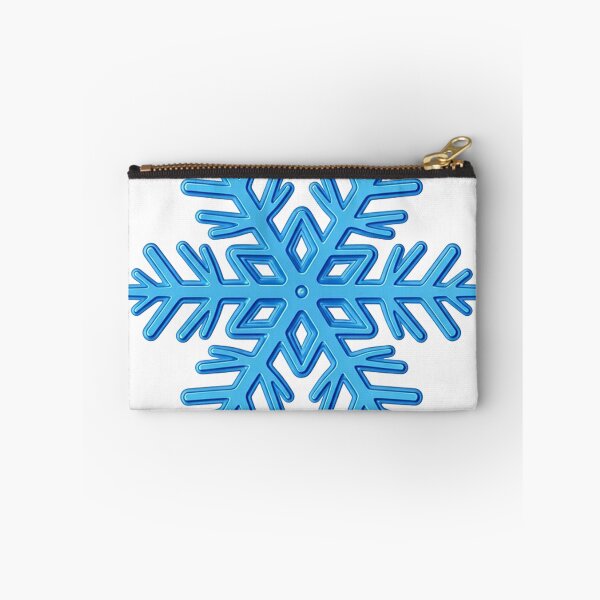 Item preview, Realistic Shiny Blue Snowflake Illustration with Icy Crystal Patterns | Elegant Winter Decoration Art designed and sold by PixelVibe782.