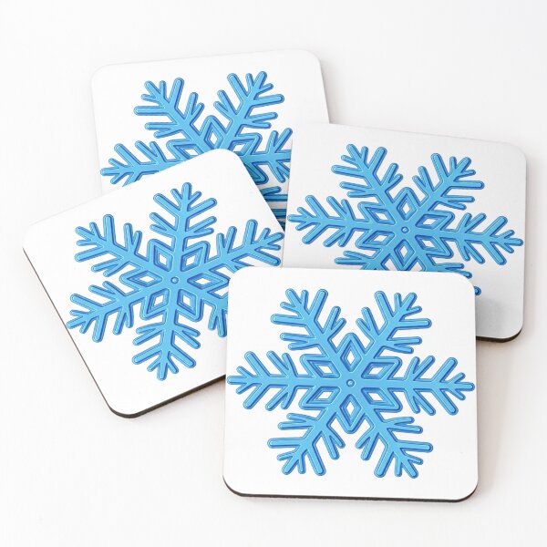 Item preview, Realistic Shiny Blue Snowflake Illustration with Icy Crystal Patterns | Elegant Winter Decoration Art designed and sold by PixelVibe782.