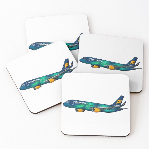 Item preview, Icelandair Hekla Aurora Cartoon Airplane Design – Aviation Art designed and sold by UrbanKangaroo.