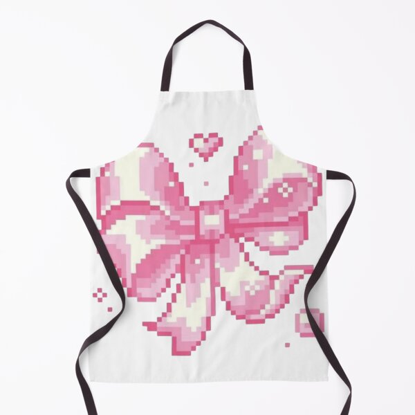 Item preview, Cute pink ribbon pixel designed and sold by croissantback.