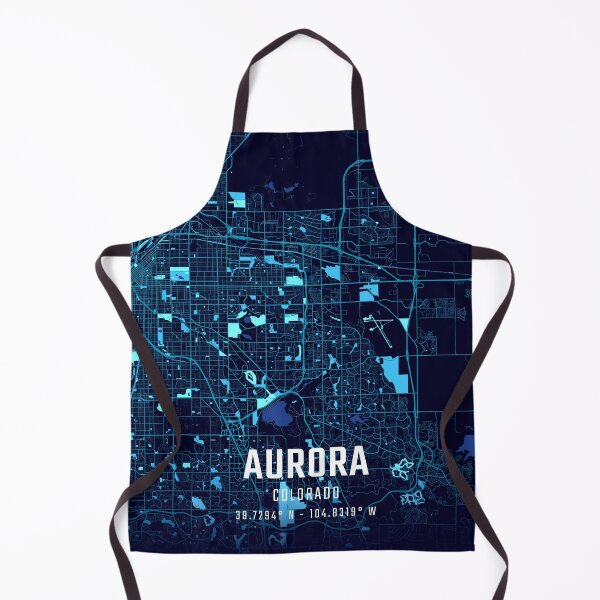 Artikelvorschau, Aurora Mitternachts-Stadtplan entworfen und verkauft von HomeLivingCo.