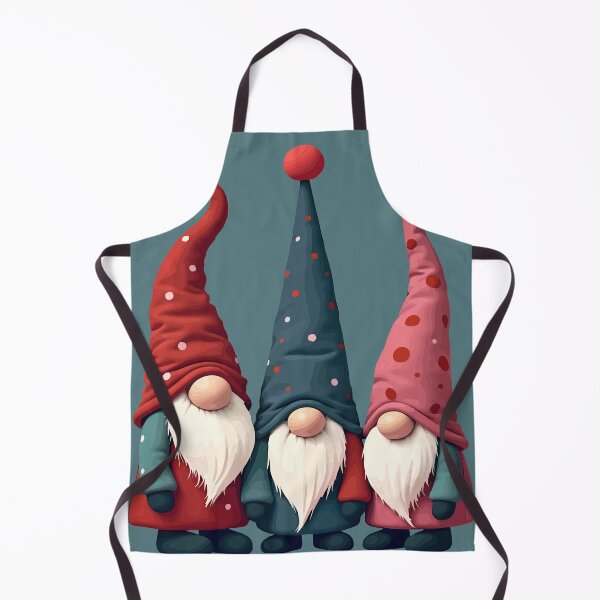 Item preview, Nordic Christmas Gnomes Retro Modern Kitschmas Cut Out designed and sold by taiche.