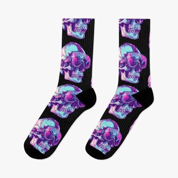 Item preview, Cyber Skull – Visión neón del futuro designed and sold by Wawan35200.