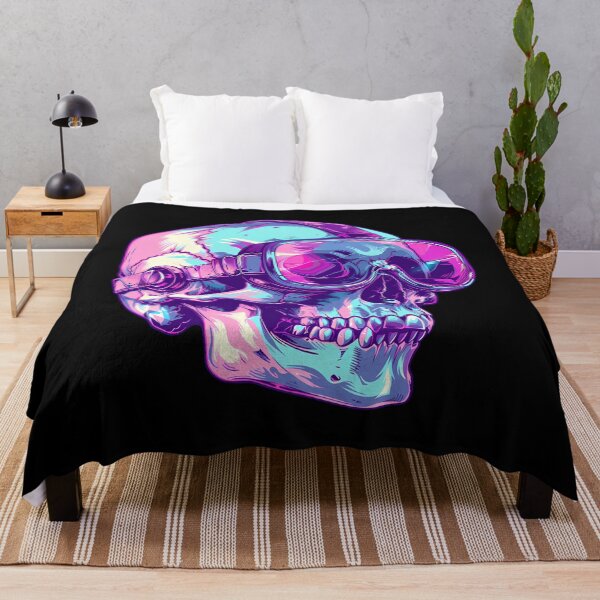 Item preview, Cyber Skull – Visión neón del futuro designed and sold by Wawan35200.