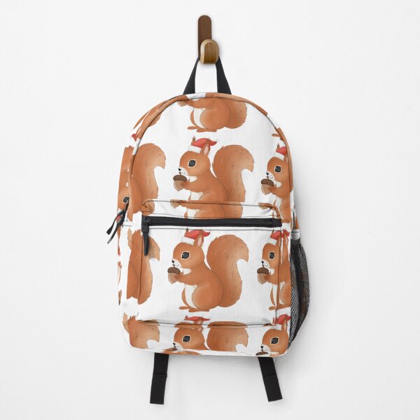 Item preview, Woodland Christmas Squirrel Holding Acorn | Holiday Critter designed and sold by Iqrapixels.