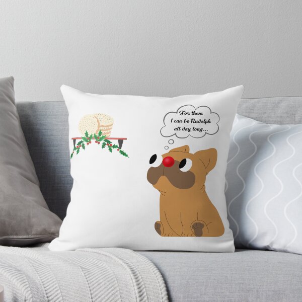 Item preview, Pug Rudolph – All for the Cookies! designed and sold by GreenPeony.