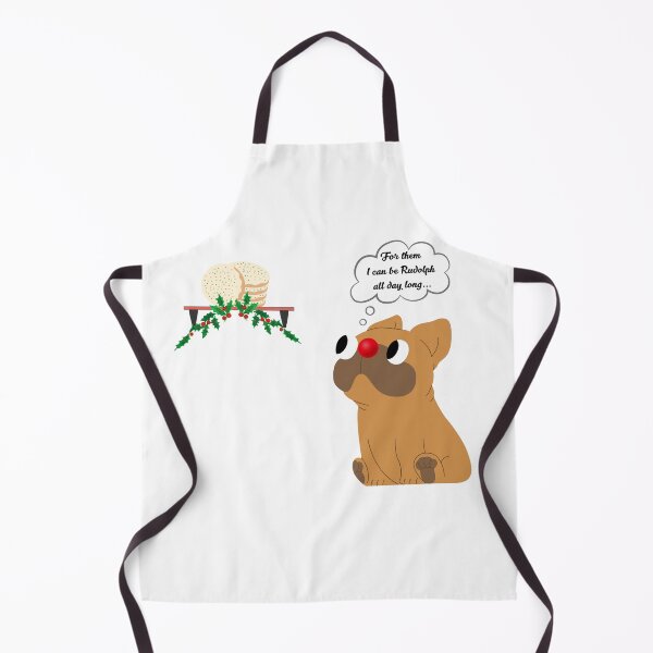 Item preview, Pug Rudolph – All for the Cookies! designed and sold by GreenPeony.