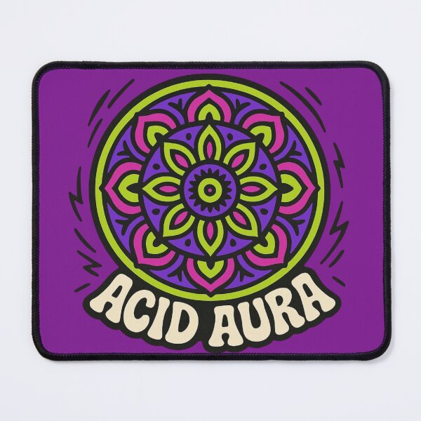 Item preview, Acid Aura – Psychedelic Trance Mandala Design designed and sold by |TRSSHOP|.